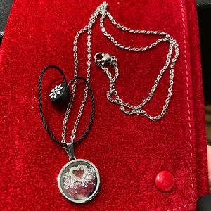 Swarovski crystal heart necklace